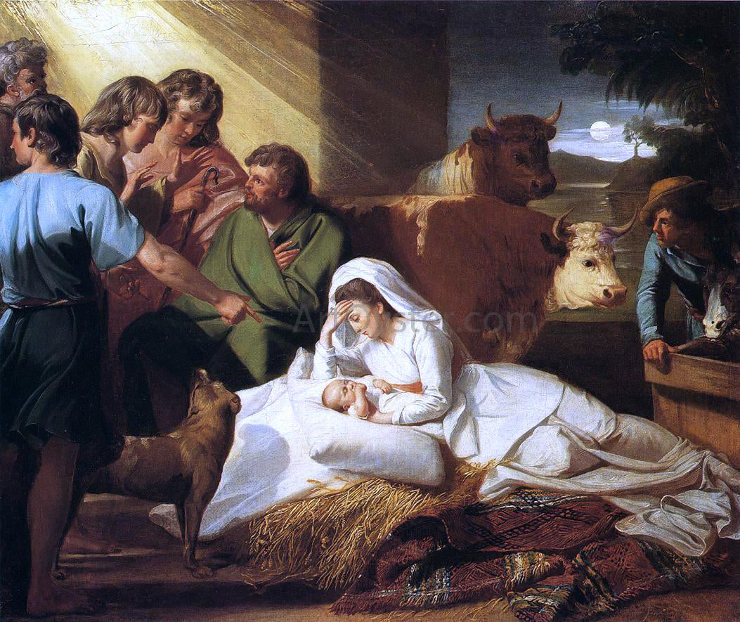John Singleton Copley The Nativity - Canvas Print