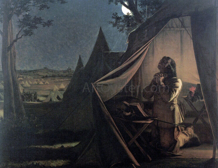 Augustus Leopold Egg The Night Before Naseby - Canvas Print