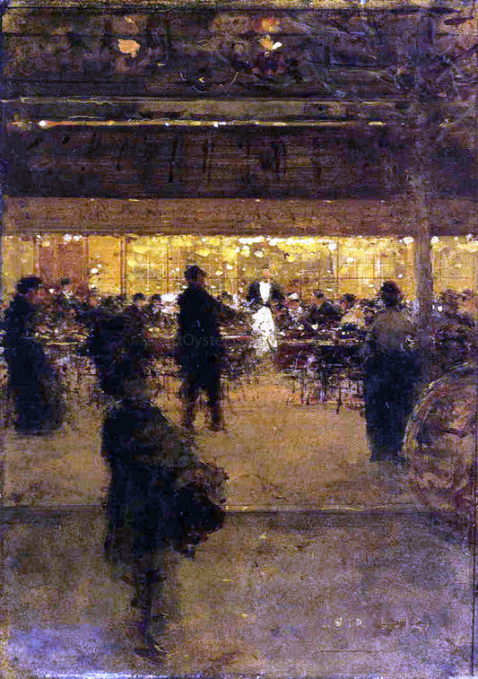 Luigi Loir The Night Cafe - Canvas Print