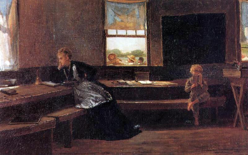 Winslow Homer The Noon Recess - Canvas Print