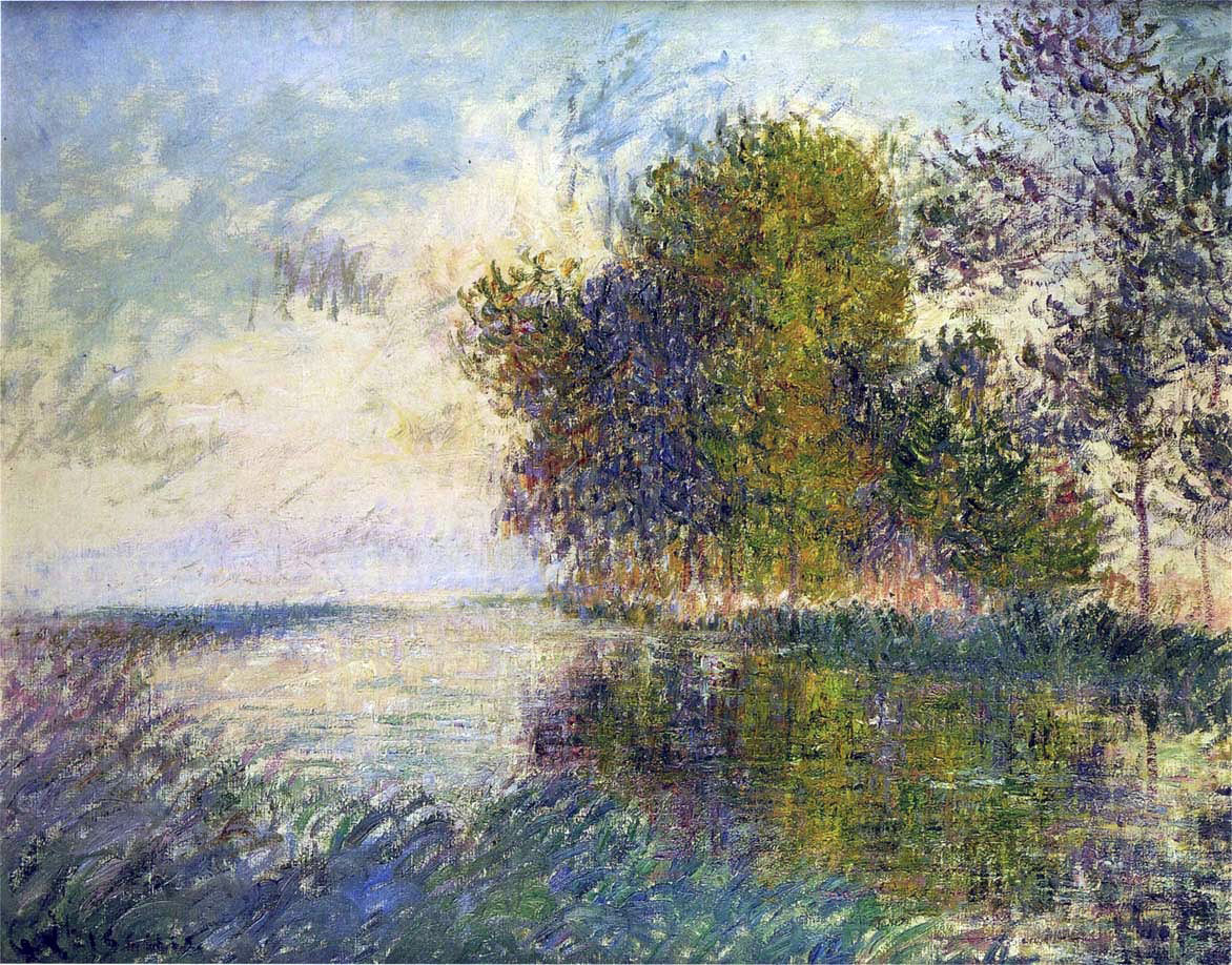 Gustave Loiseau The Normandy River - Canvas Print