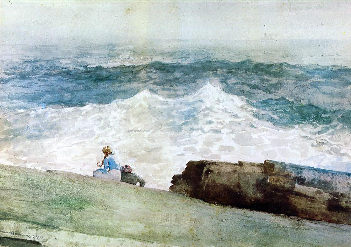 Winslow Homer The Northeaster - Canvas Print