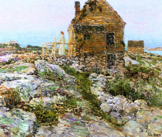Frederick Childe Hassam The Norwegian Cottage - Canvas Print