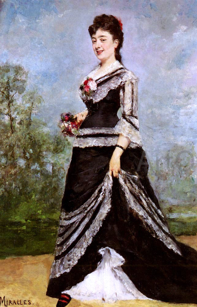 Francisco Miralles The Nosegay - Canvas Print