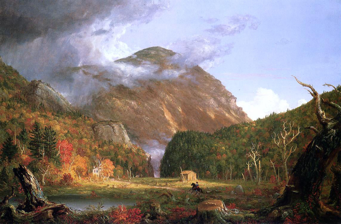 Charles De Wolf Brownell The Notch of the White Mountains (also known as Crawford Notch) - Canvas Print