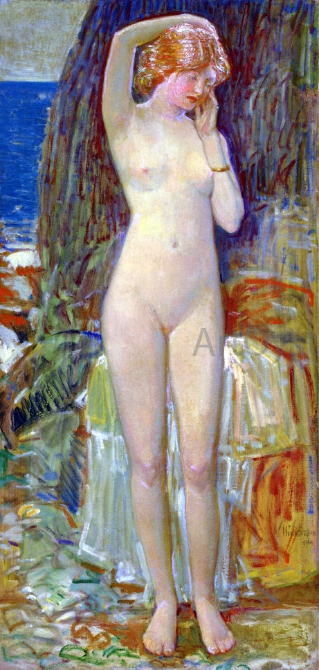 Frederick Childe Hassam The Nymph of Beryl Gorge - Canvas Print