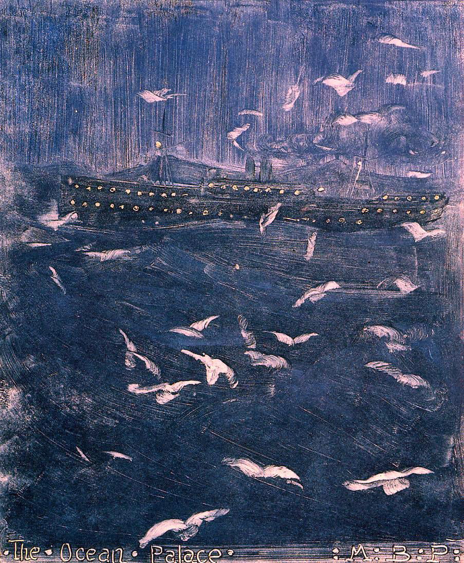 Maurice Prendergast The Ocean Palace - Canvas Print