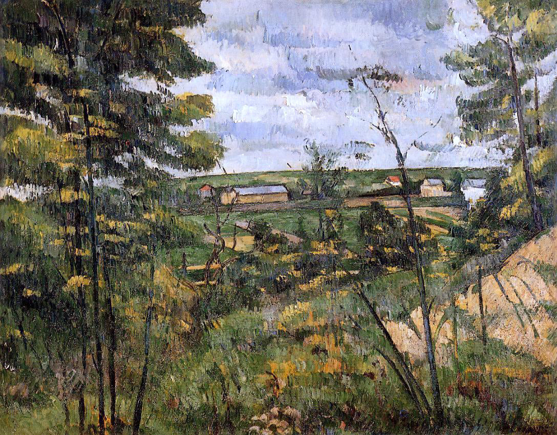 Paul Cezanne The Oise Valley - Canvas Print