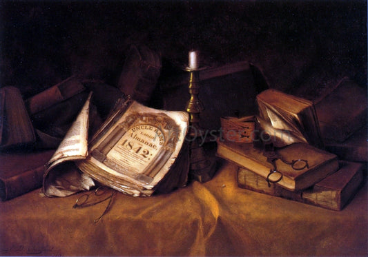 Jefferson David Chalfant The Old Almanac - Canvas Print