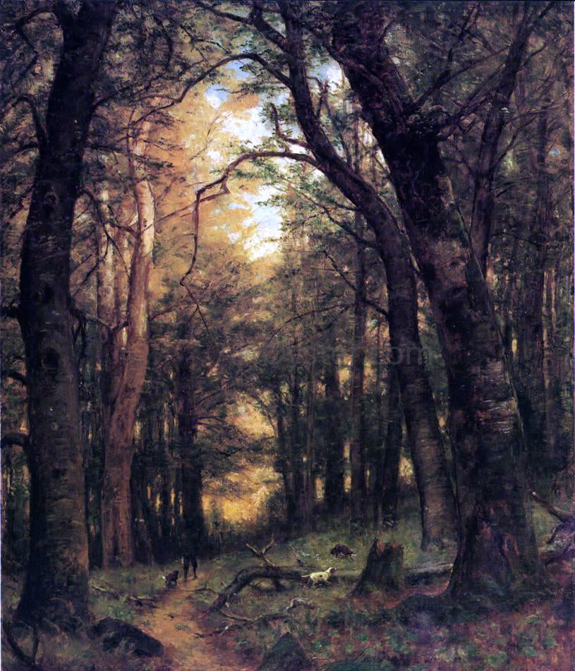 Thomas Worthington Whittredge The Old Hunting Ground - Canvas Print