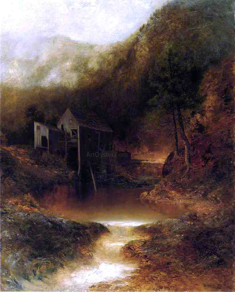 Ralph Albert Blakelock The Old Mill - Canvas Print