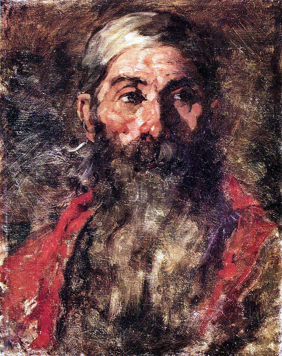 Frank Duveneck The Old Philosopher - Canvas Print