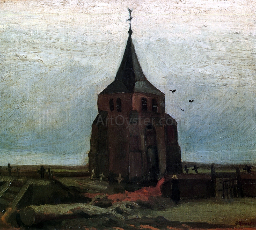 Vincent Van Gogh The Old Tower - Canvas Print