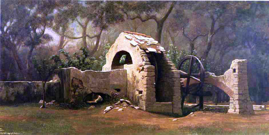 Elihu Vedder The Old Well, Bordighera - Canvas Print