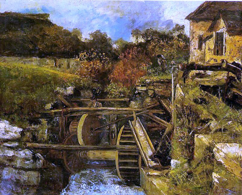 Gustave Courbet Ornans Paper Mill - Canvas Print