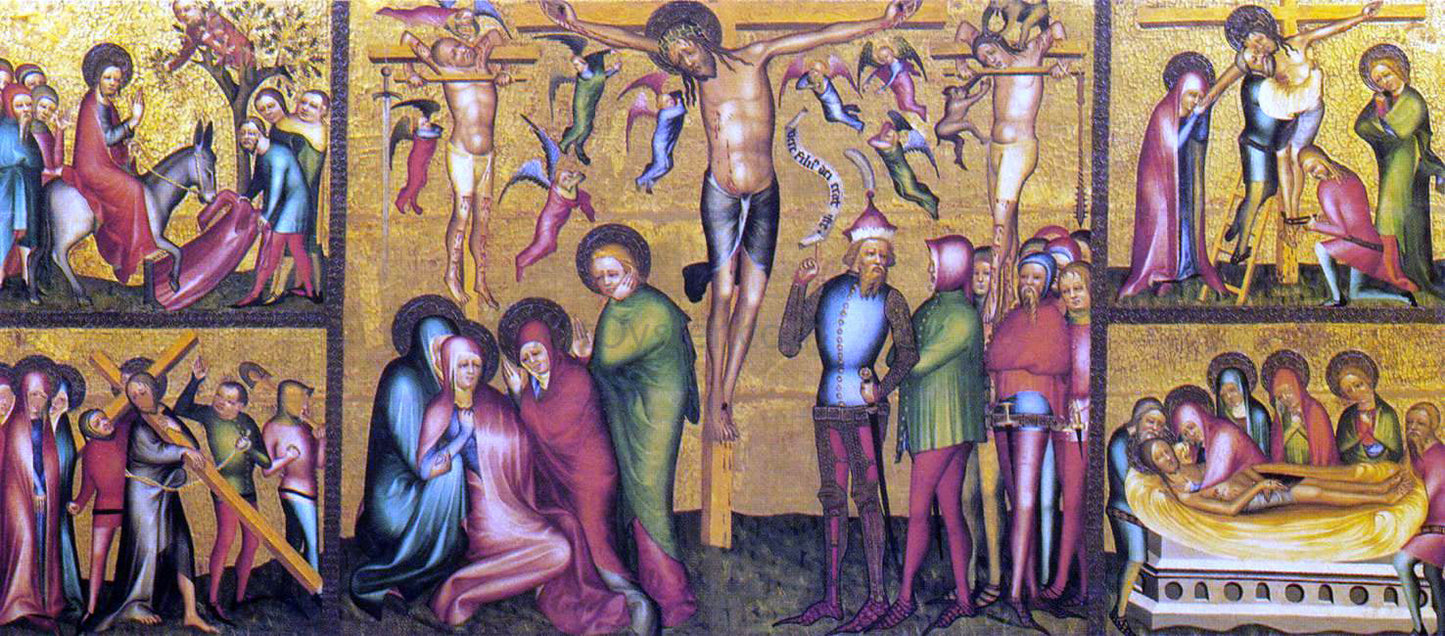 Unknown (2) Masters The Osnabruck Altarpiece (central panel) - Canvas Print
