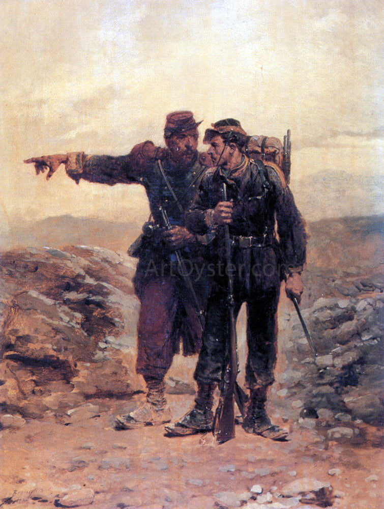 Wilfred Constant Beauquesne The Outpost - Canvas Print