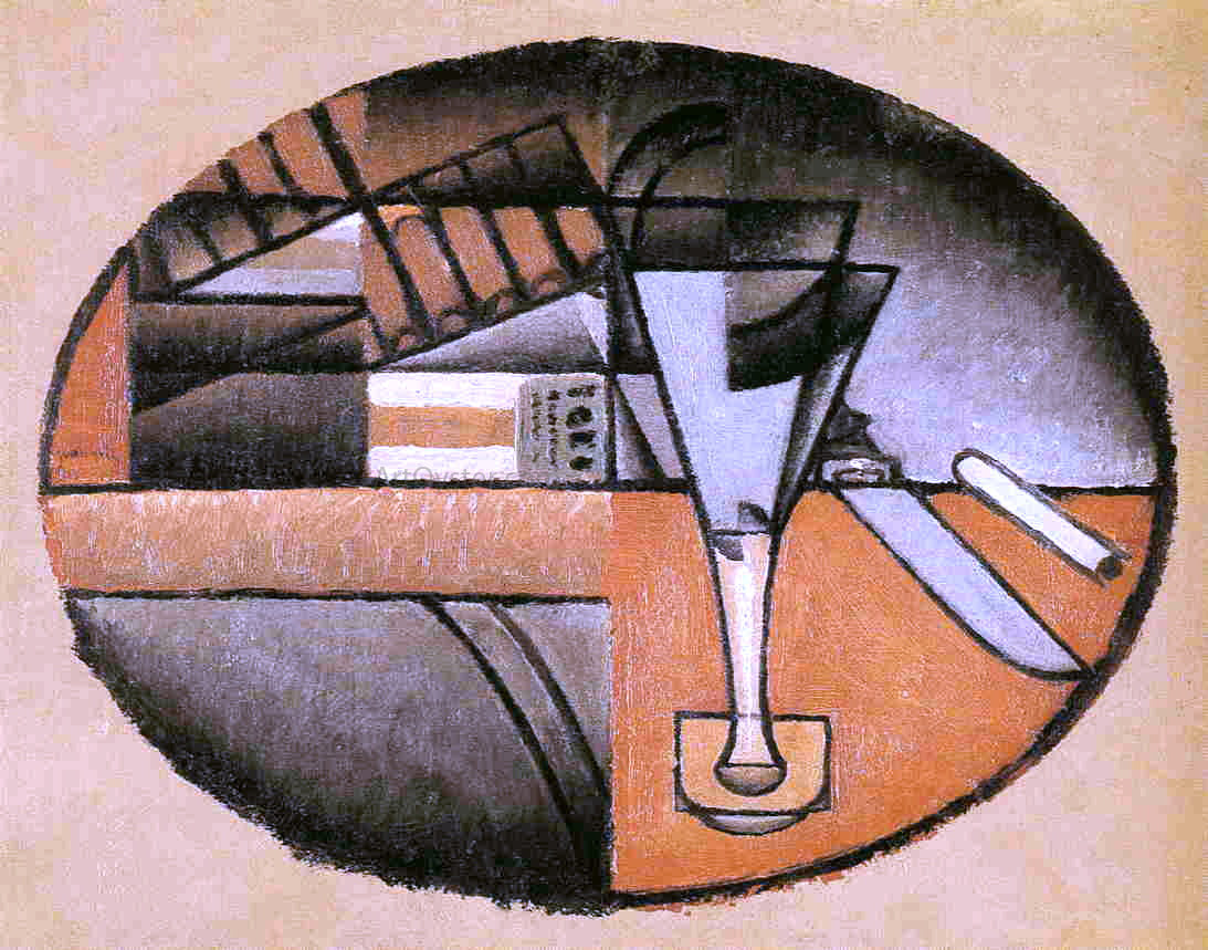 Juan Gris The Packet of Cigars - Canvas Print