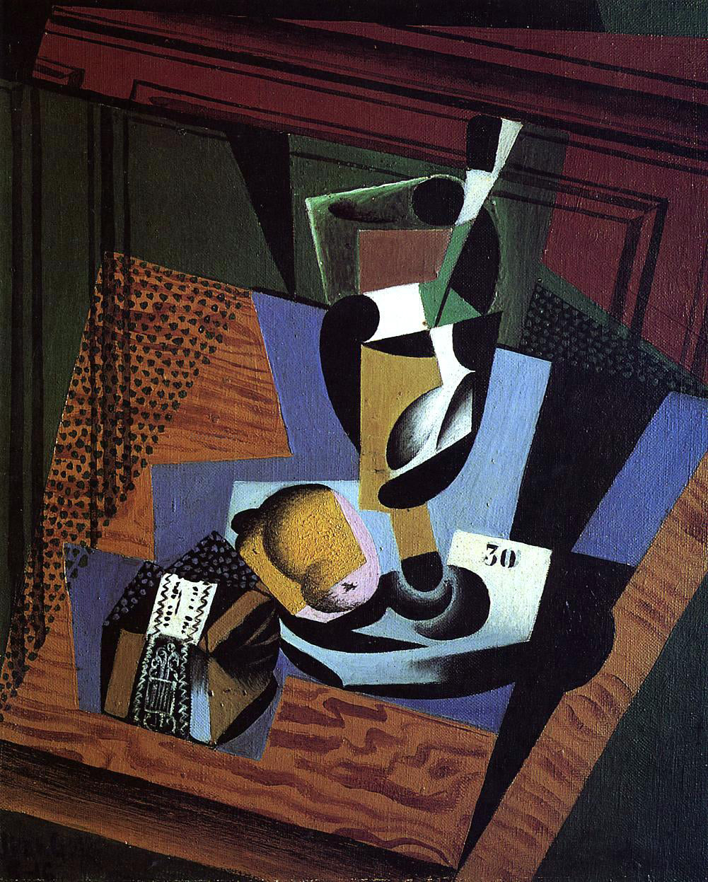 Juan Gris The Packet of Tobacco - Canvas Print