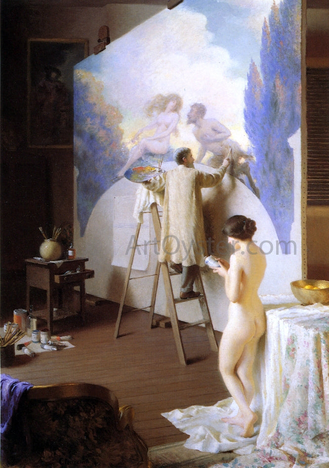 William Worchester Churchill The Painter - Canvas Print