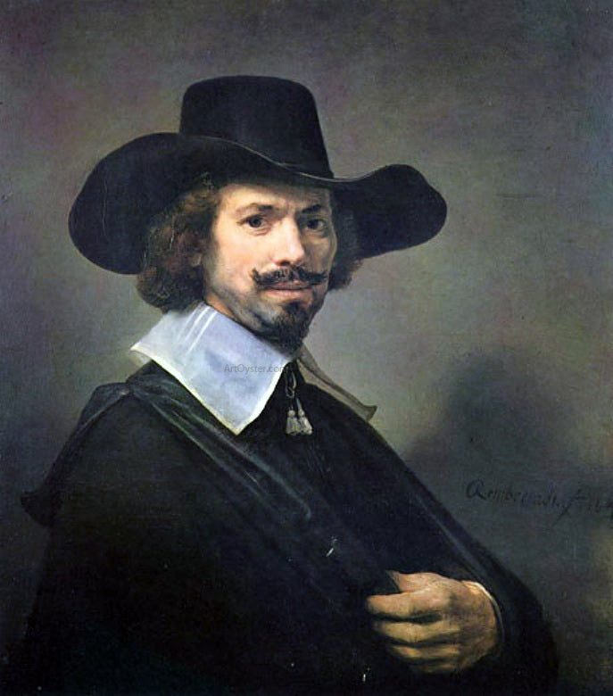 Rembrandt Van Rijn The Painter Hendrick Martensz. Sorg - Canvas Print