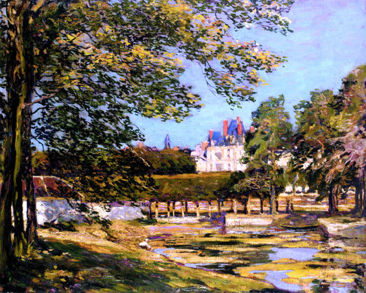 Alexander Jamieson The Palace At Fontainbleau - Canvas Print