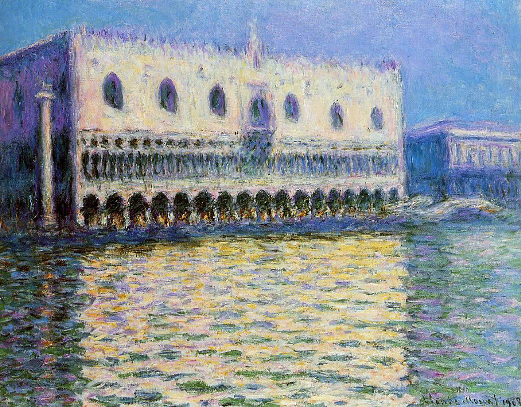 Claude Oscar Monet The Palazzo Ducale - Canvas Print