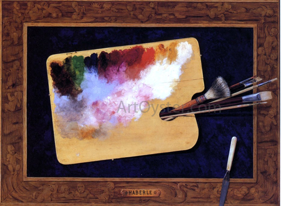 John Haberle The Palette - Canvas Print