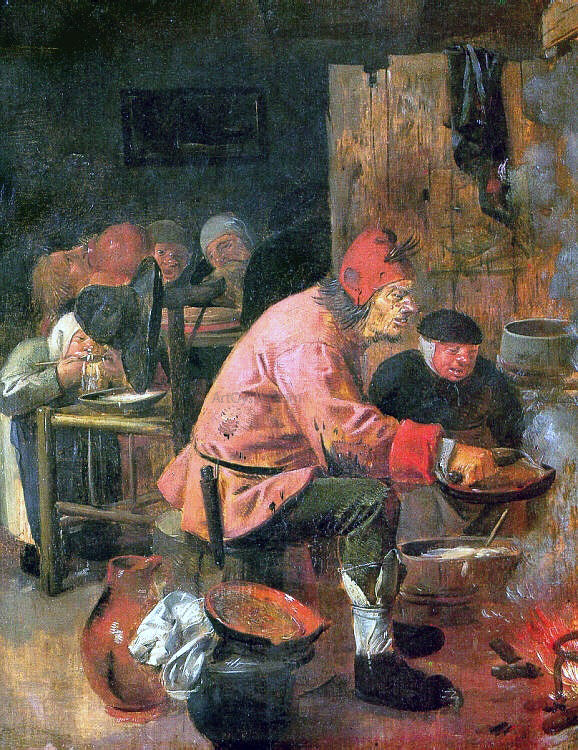 Adriaen Brouwer The Pancake Baker - Canvas Print
