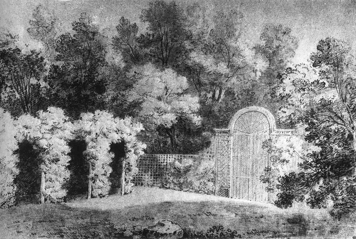Jean-Baptiste Oudry The Park at Arcueil - Canvas Print