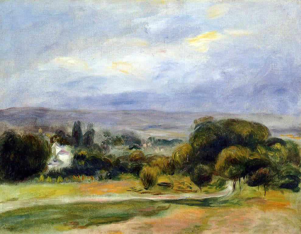 Pierre Auguste Renoir The Path - Canvas Print