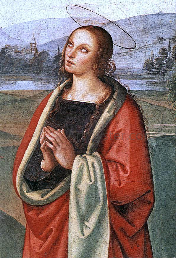 Pietro Perugino The Pazzi Crucifixion (detail) - Canvas Print