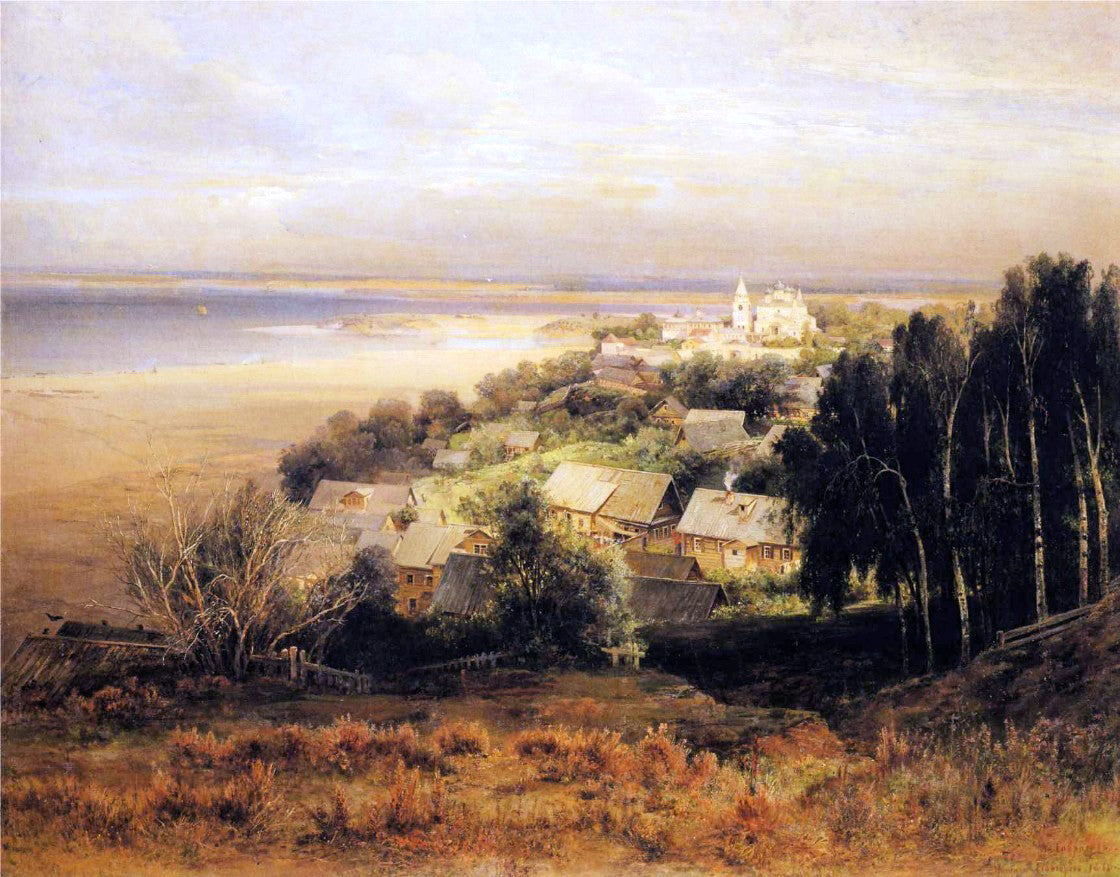 Alexei Kondratevich Savrasov The Pechersk Monastery near Nizhni Novgorod - Canvas Print
