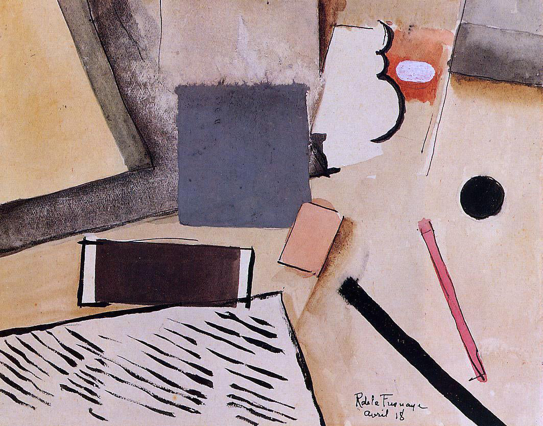Roger De la Fresnaye The Penholder - Canvas Print