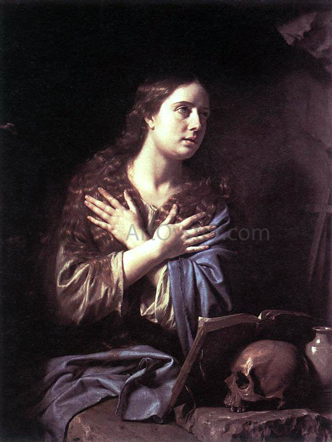 Philippe De Champaigne The Penitent Magdalen - Canvas Print