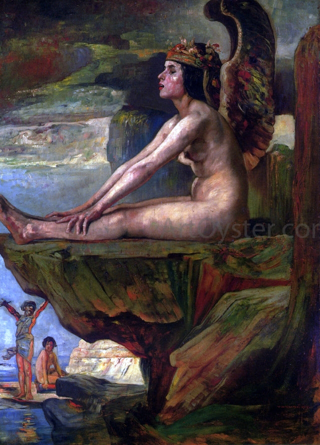 Gyula Tornai The Personification of Echo - Canvas Print