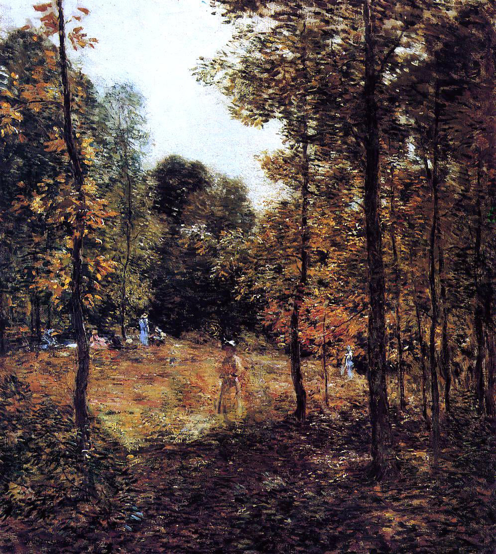 Willard Leroy Metcalf The Picnic - Canvas Print