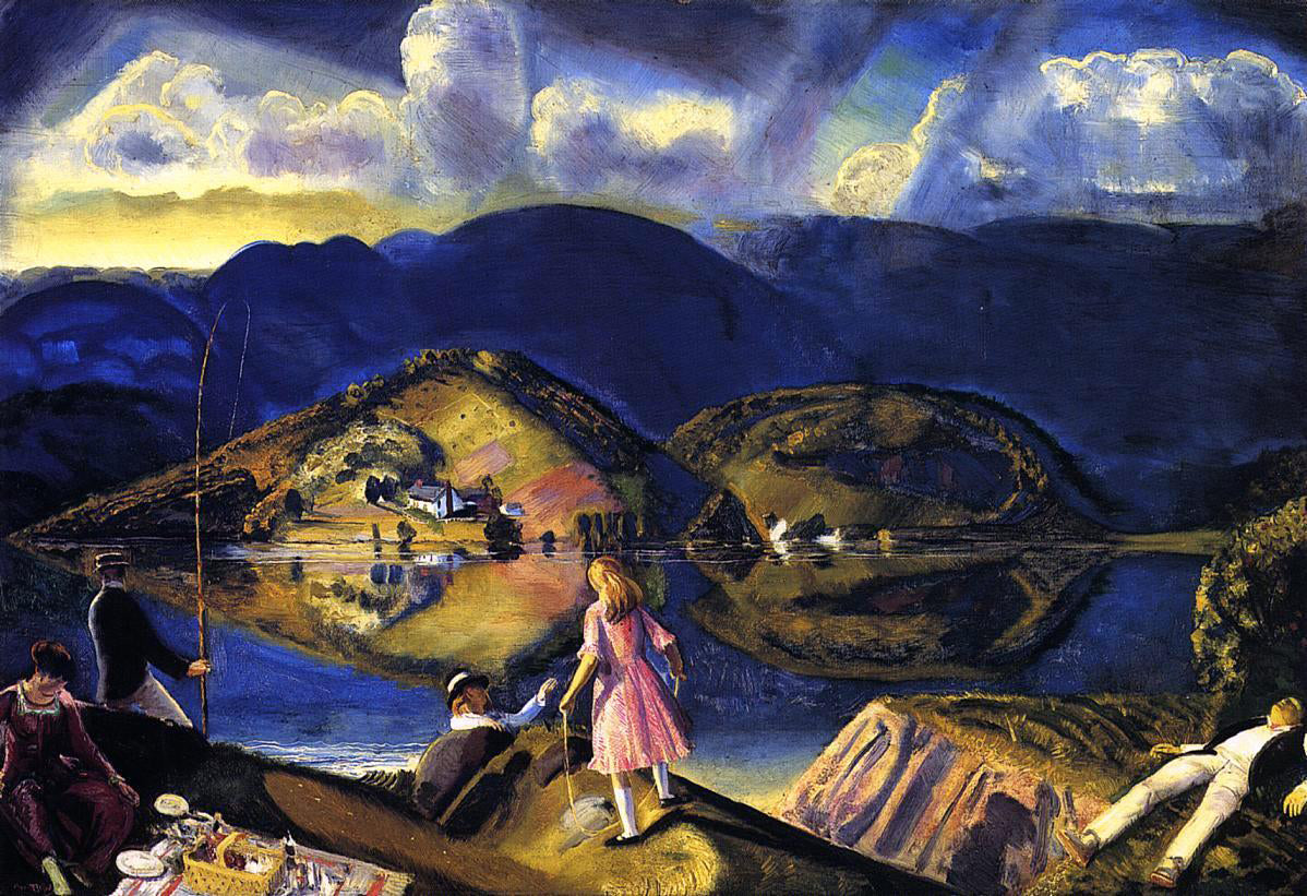 George Wesley Bellows The Picnic - Canvas Print