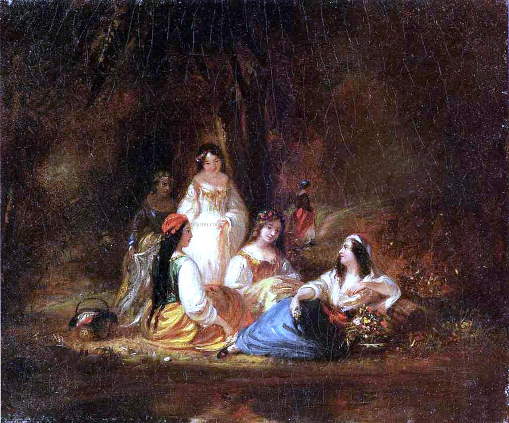 William Sidney Mount The Picnic - Canvas Print