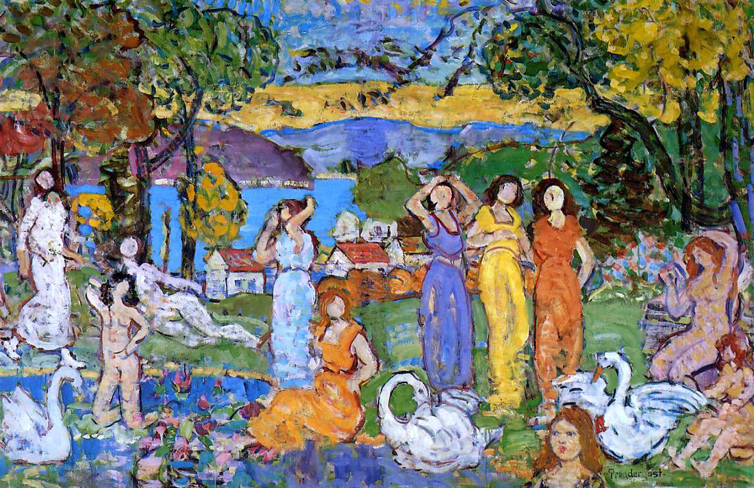 Maurice Prendergast The Picnic - Canvas Print