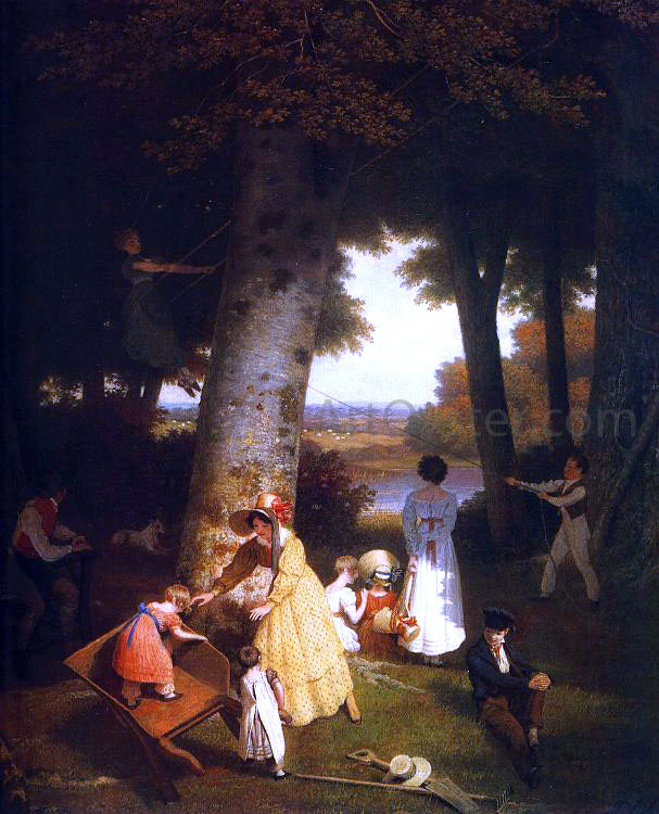 Jacques-Laurent Agasse The Playground - Canvas Print