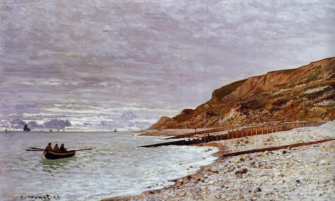 Claude Oscar Monet The Point de la Heve, Honfleur - Canvas Print