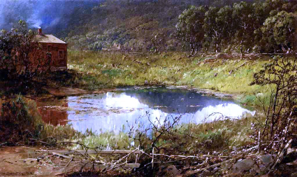 William Louis Sonntag The Pond - Canvas Print