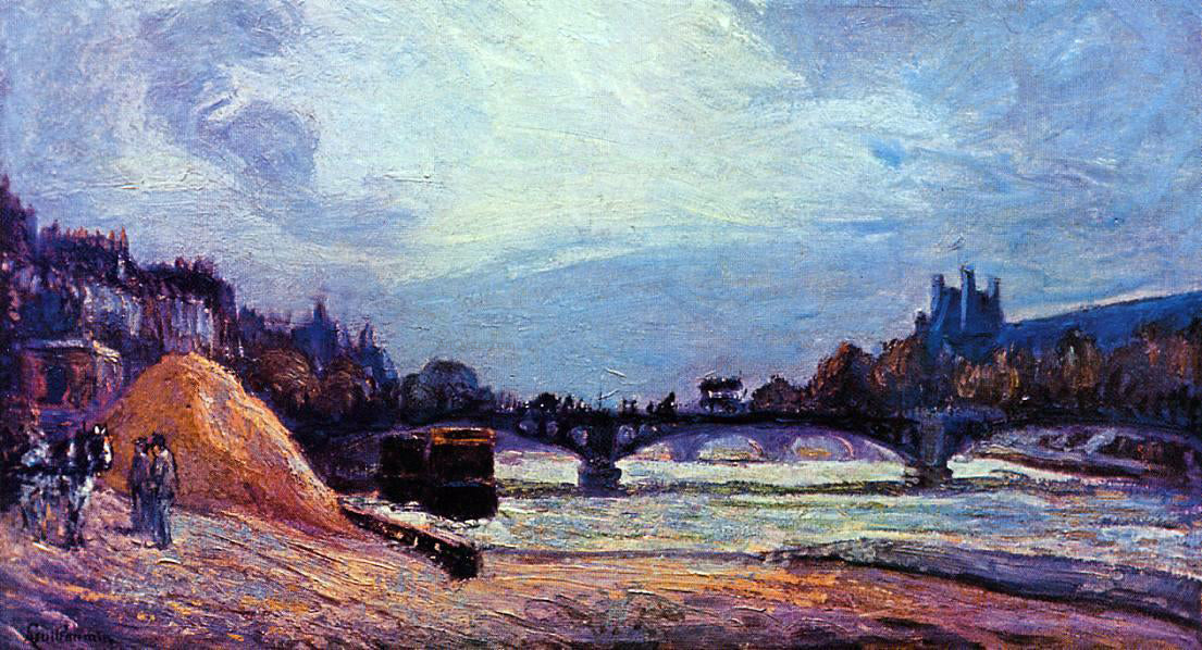 Armand Guillaumin The Pont des Arts - Canvas Print