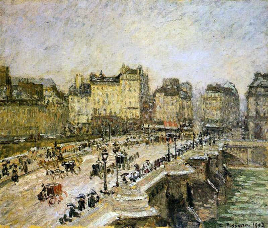Camille Pissarro The Pont-Neuf: Snow - Canvas Print