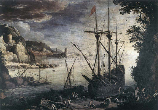Paul Bril The Port - Canvas Print