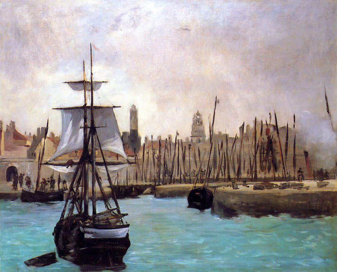 Edouard Manet The Port of Calais - Canvas Print