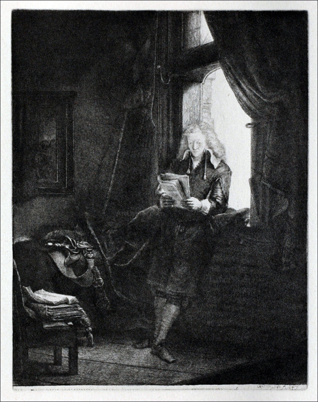 Rembrandt Van Rijn The Portrait of Jan Six - Canvas Print