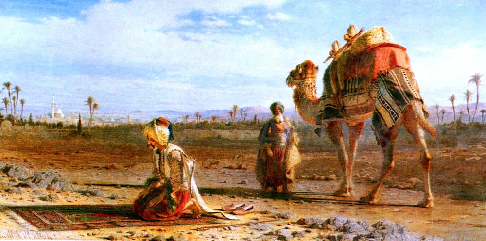 Carl Haag The Prayer - Canvas Print