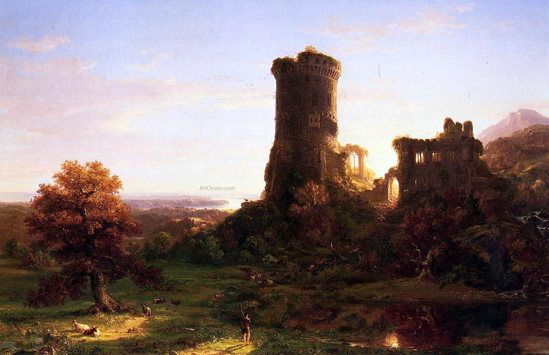 Thomas Cole The Present - Canvas Print